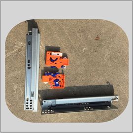ปิดอัตโนมัติหนัก undermount สไลด์ลิ้นชักซ่อนสไลด์ลิ้นชักสังกะสีสำหรับห้องซักผ้า
