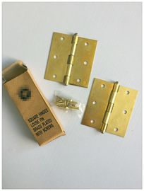 สแควร์ Type 4 นิ้วบานพับประตูทองเหลือง Bb พิมพ์ Loose Pin ติดตั้งง่าย